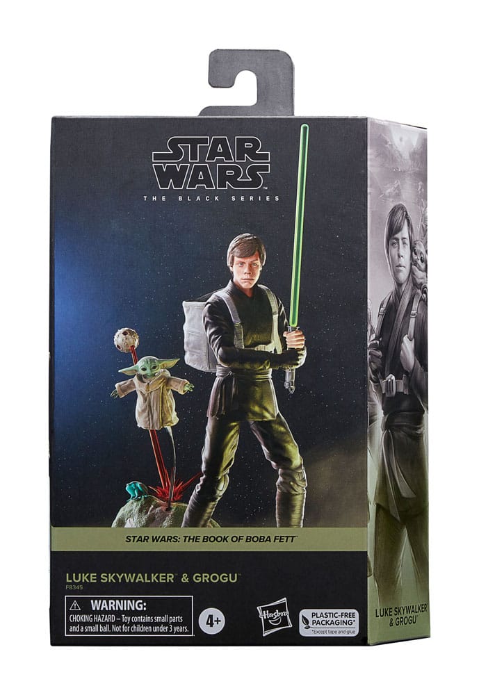 Luke Skywalker & Grogu Star Wars: The Book of Boba Fett Black Series 2-Pack Figurka 15 cm - Image 5