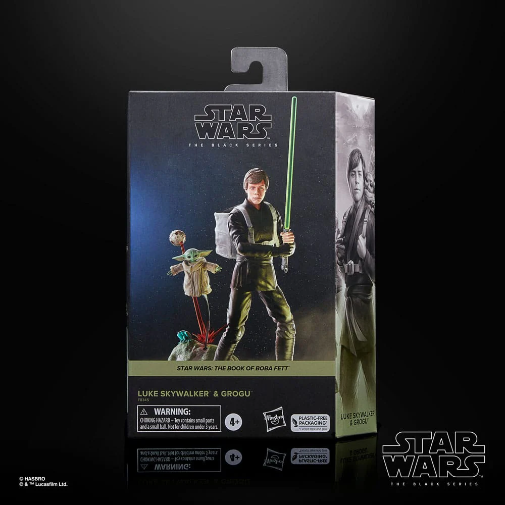 Luke Skywalker & Grogu Star Wars: The Book of Boba Fett Black Series 2-Pack Figurka 15 cm - Image 6