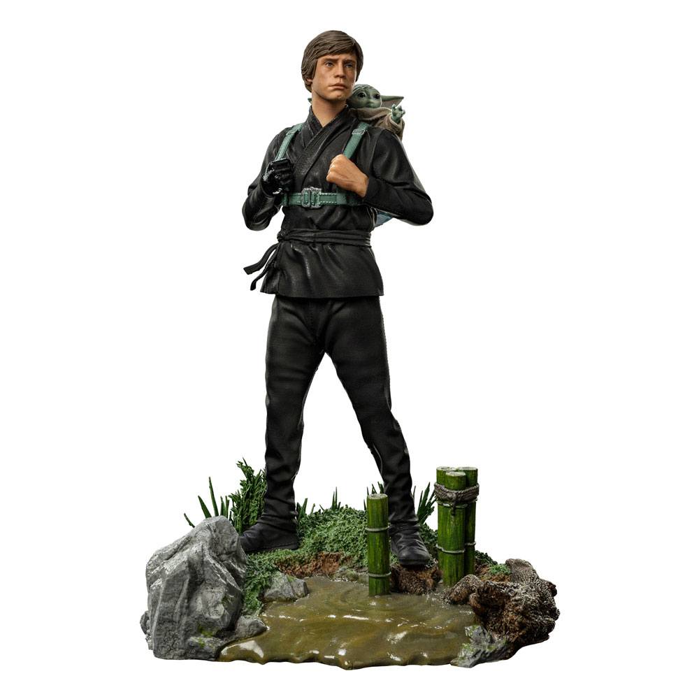 Luke Skywalker & Grogu Training Star Wars Book of Boba Fett Art Scale 1/10 Figurka 20 cm