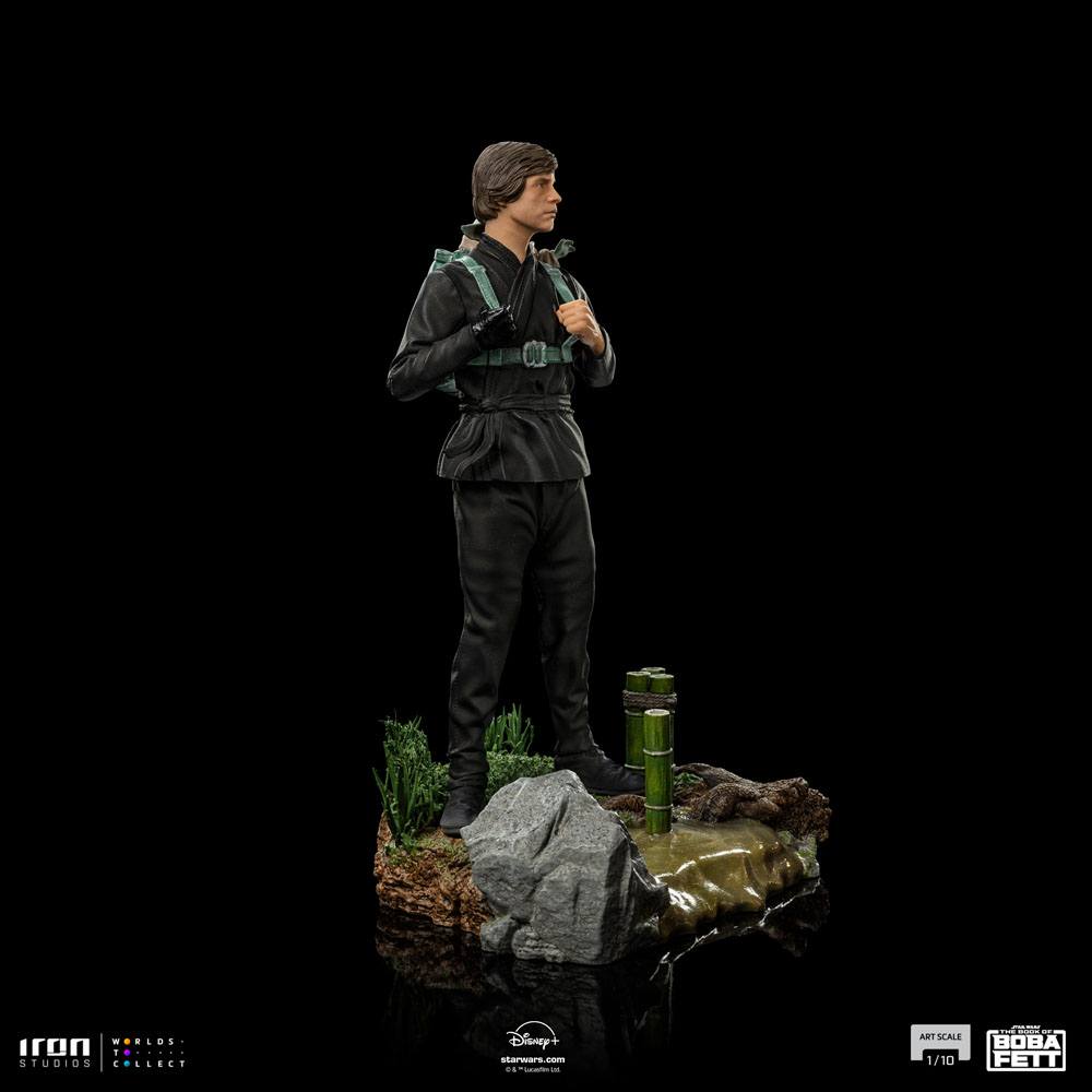 Luke Skywalker & Grogu Training Star Wars Book of Boba Fett Art Scale 1/10 Figurka 20 cm - Image 4