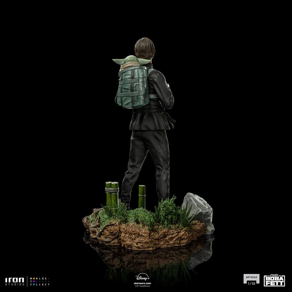 Luke Skywalker & Grogu Training Star Wars Book of Boba Fett Art Scale 1/10 Figurka 20 cm - Image 5