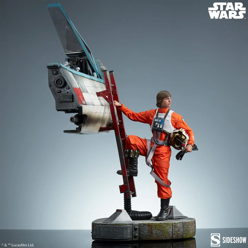 Luke Skywalker & X-Wing: Red Five, Standing By Star Wars Premium Format Figurka 76 cm - Image 8