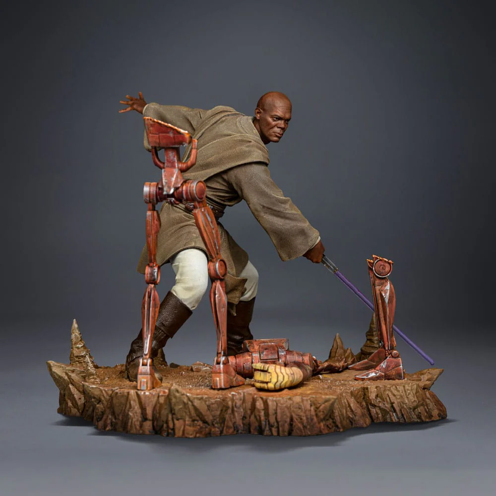 Mace Windu Star Wars Art Scale 1/10 Figurka 18 cm - Image 4