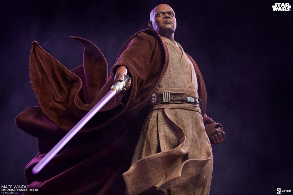 Mace Windu Star Wars: Revenge of the Sith Premium Format 1:4 Figurka 53 cm - Image 4