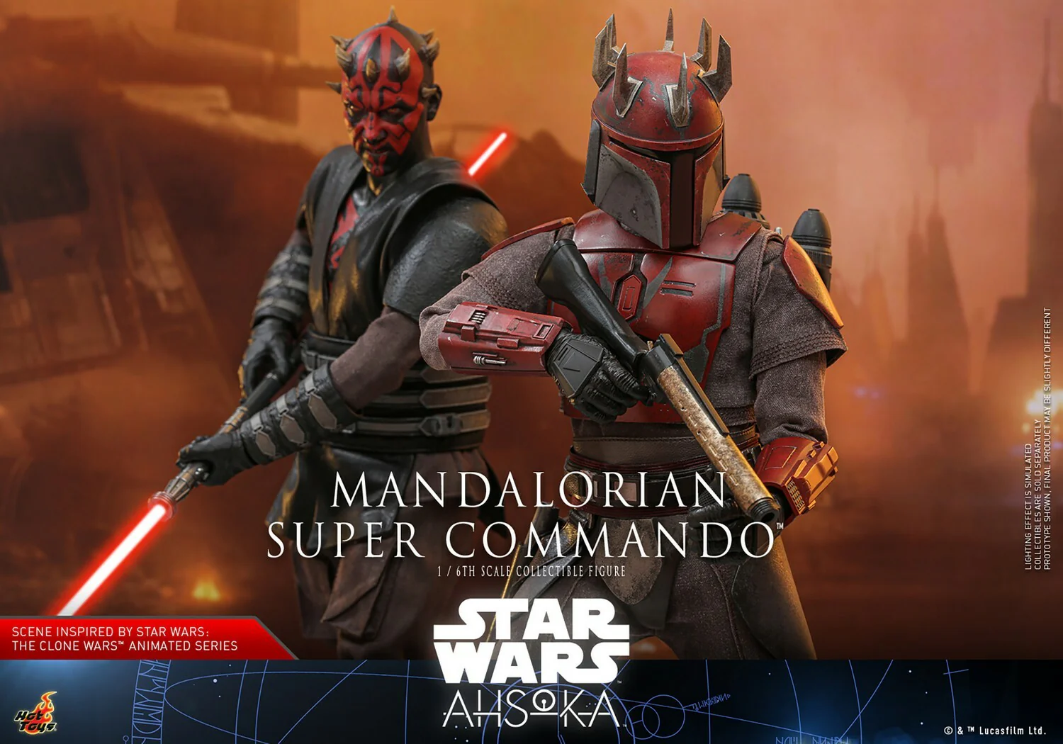 Mandalorian Super Commando Star Wars: Ahsoka 1:6 Figurka 31 cm - Image 14