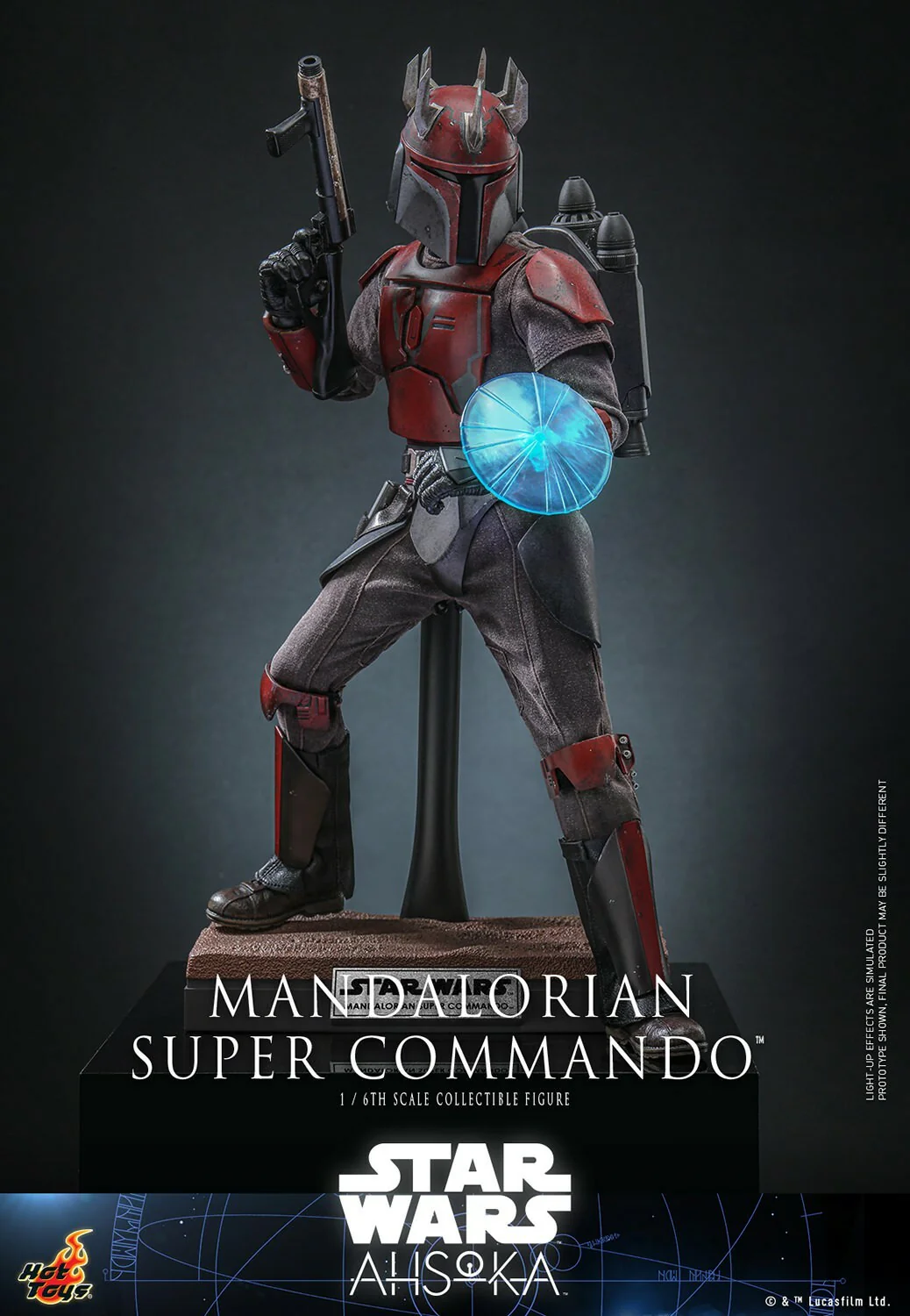 Mandalorian Super Commando Star Wars: Ahsoka 1:6 Figurka 31 cm - Image 2