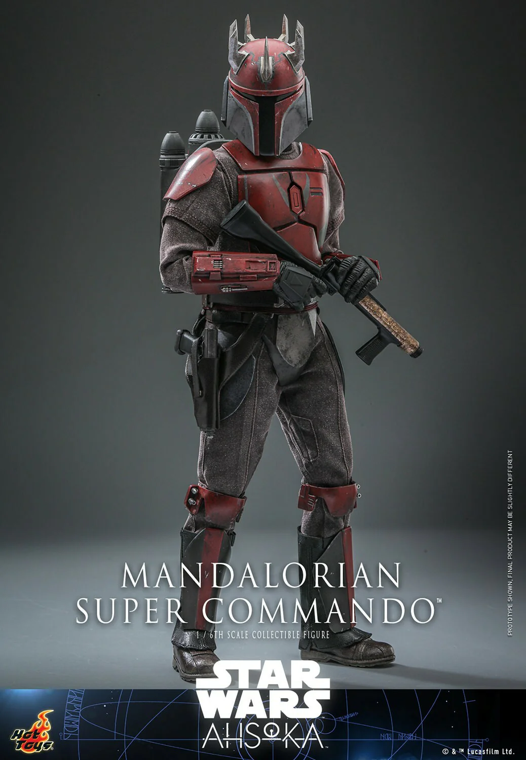Mandalorian Super Commando Star Wars: Ahsoka 1:6 Figurka 31 cm - Image 3