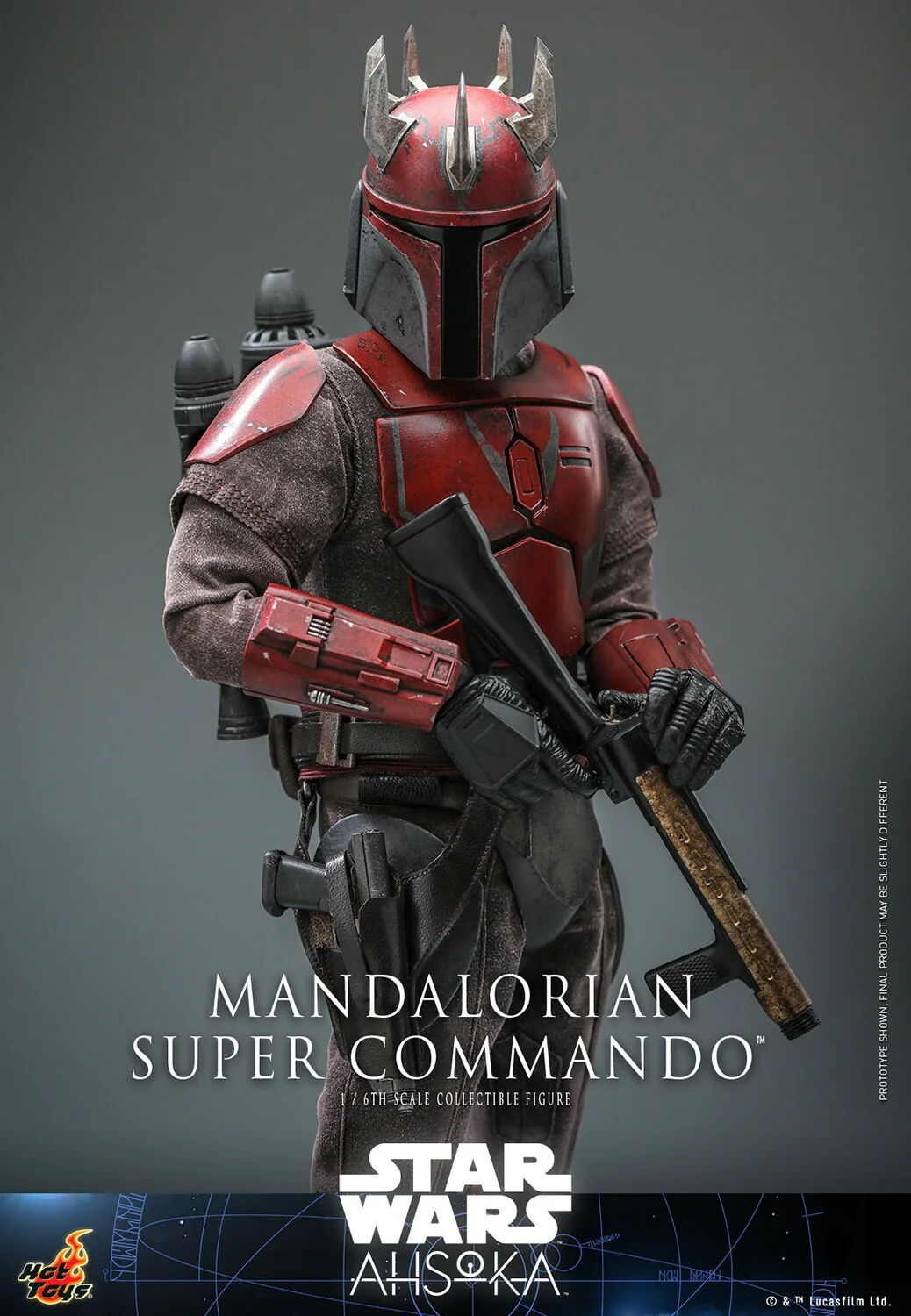 Mandalorian Super Commando Star Wars: Ahsoka 1:6 Figurka 31 cm - Image 7