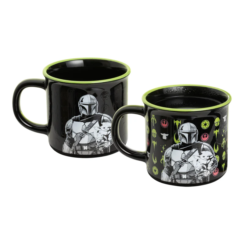 Mandalorianin i Grogu Kubek Termoaktywny Star Wars