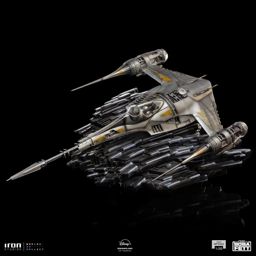 Mando's N-1 Starfighter Star Wars The Book of Boba Fett Demi Art Scale 1/20 Figurka 60 cm - Image 6