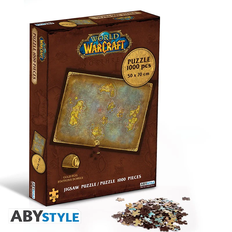 Mapa Azeroth Puzzle World of Warcraft (1000 elem) - Image 3