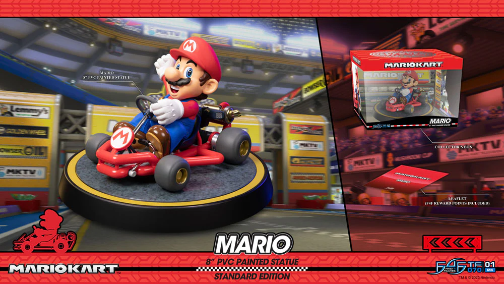 Mario Standard Edition Mario Kart Figurka 19 cm - Image 11