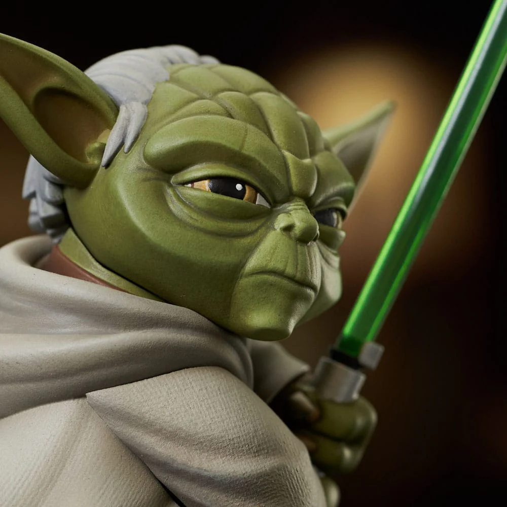 Master Yoda Star Wars The Clone Wars Bust 1/7 Figurka 13 cm - Image 6