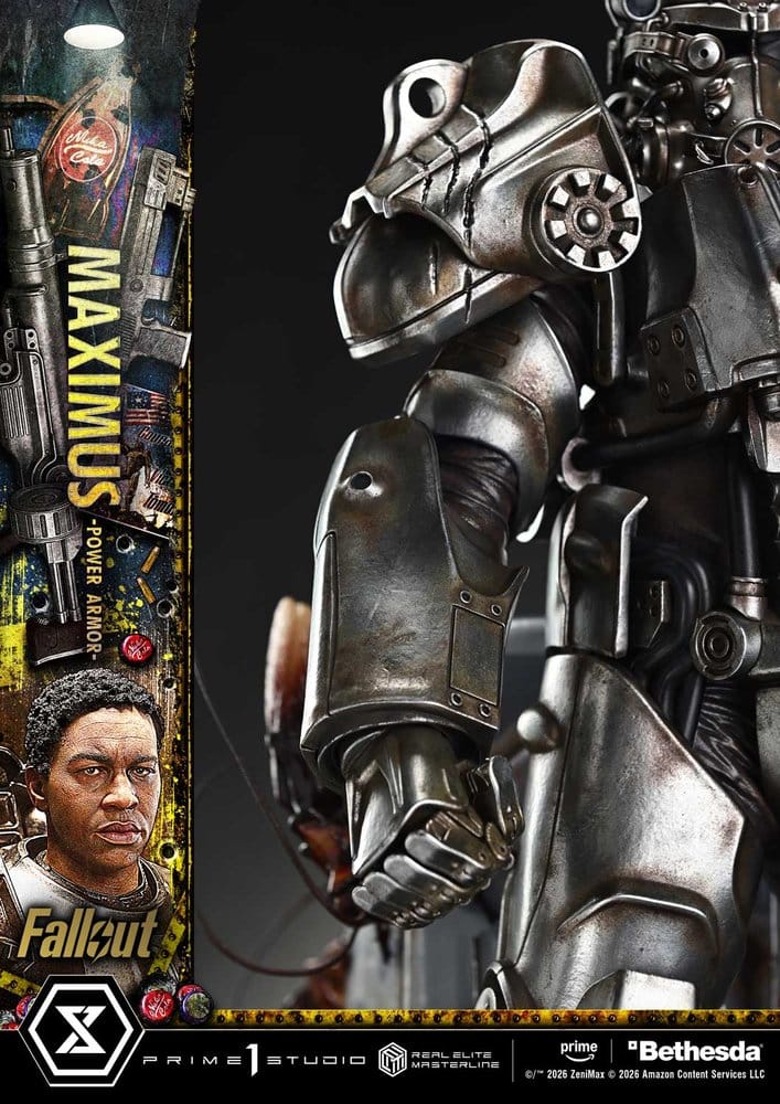 Maximus Power Armor Fallout Real Elite Masterline 1/4 Figurka 67 cm - Image 13