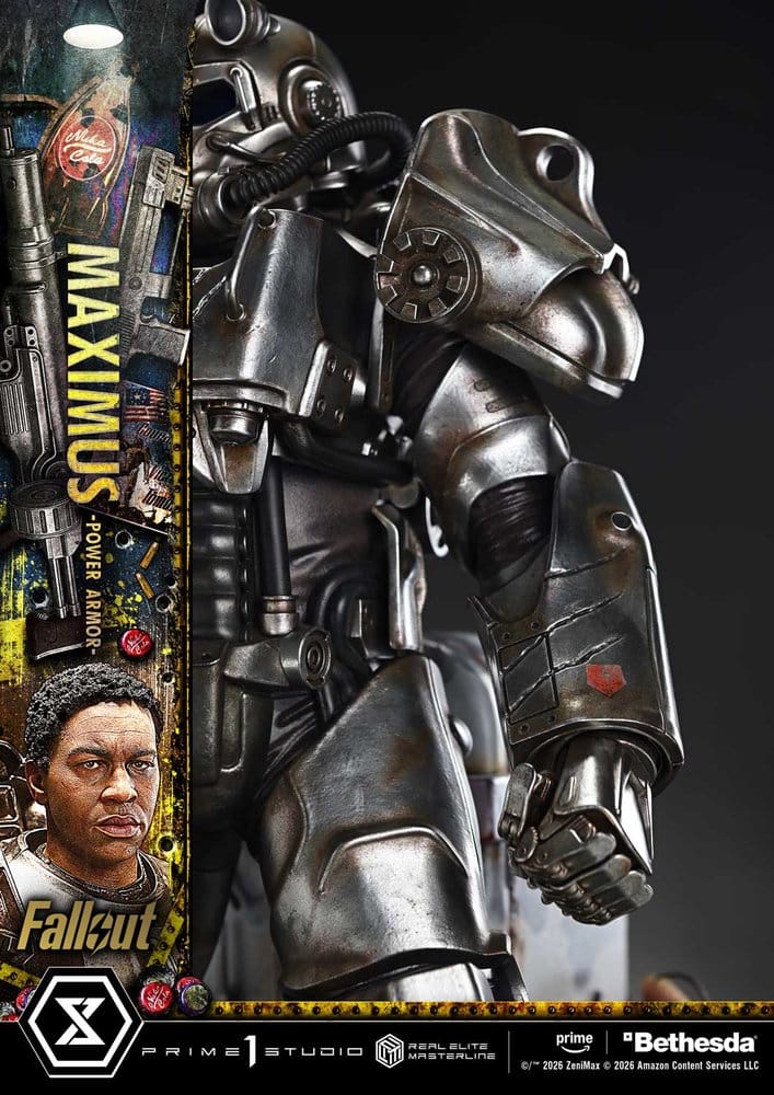 Maximus Power Armor Fallout Real Elite Masterline 1/4 Figurka 67 cm - Image 14
