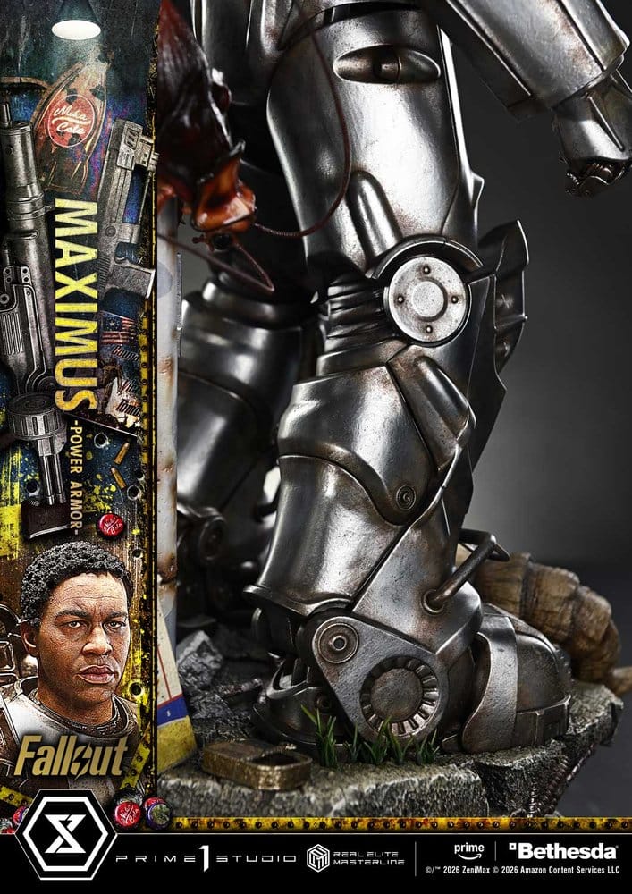 Maximus Power Armor Fallout Real Elite Masterline 1/4 Figurka 67 cm - Image 15