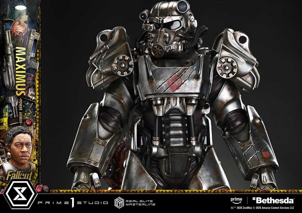 Maximus Power Armor Fallout Real Elite Masterline 1/4 Figurka 67 cm - Image 20