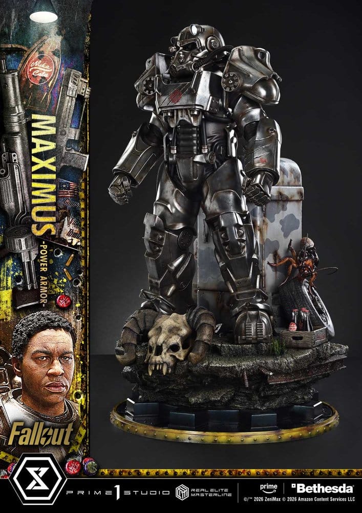 Maximus Power Armor Fallout Real Elite Masterline 1/4 Figurka 67 cm - Image 7