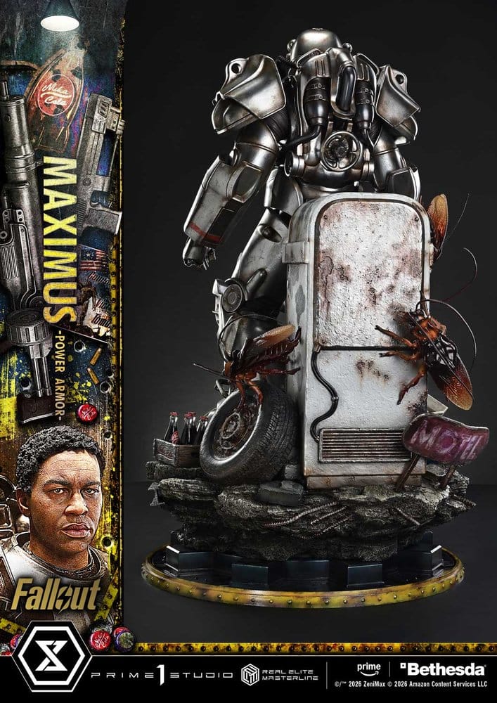Maximus Power Armor Fallout Real Elite Masterline 1/4 Figurka 67 cm - Image 8