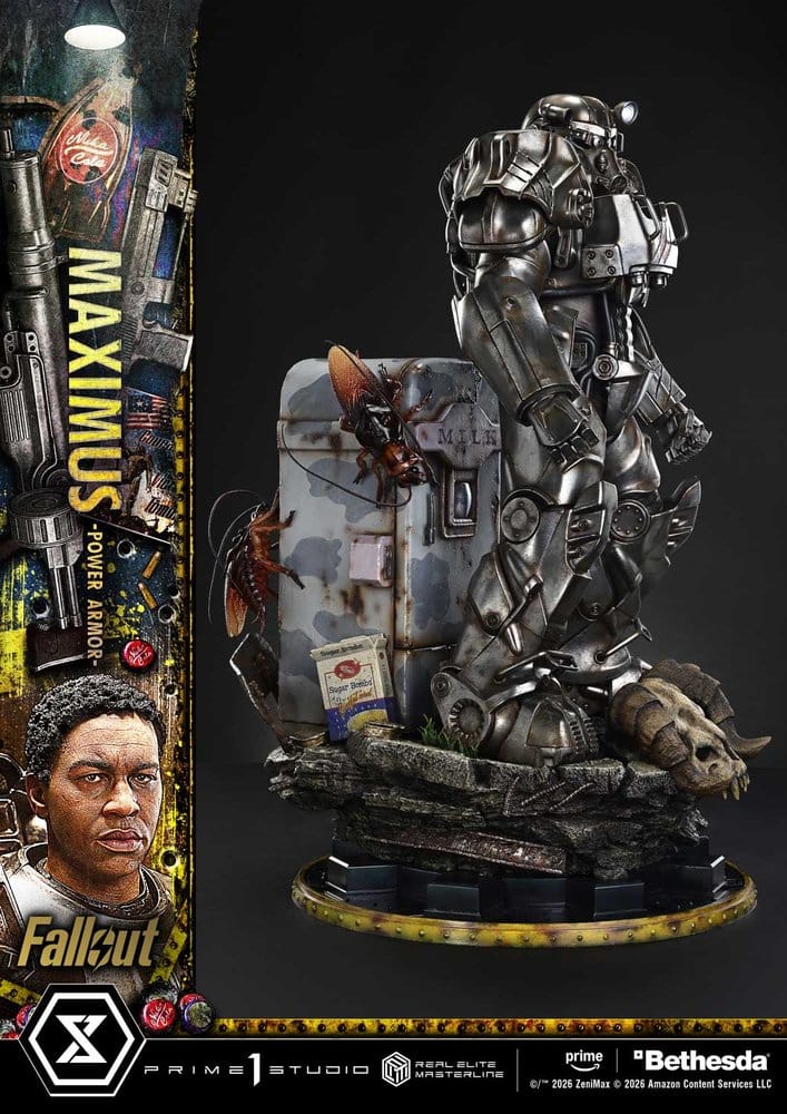 Maximus Power Armor Fallout Real Elite Masterline 1/4 Figurka 67 cm - Image 9