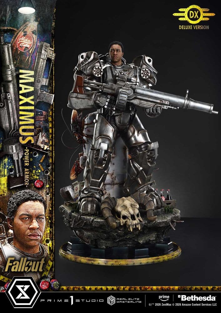 Maximus Power Armor Fallout Real Elite Masterline Deluxe Version 1/4 Figurka 67 cm - Image 12