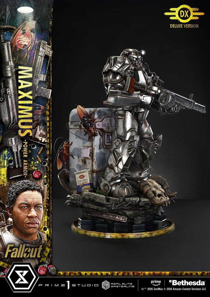 Maximus Power Armor Fallout Real Elite Masterline Deluxe Version 1/4 Figurka 67 cm - Image 17