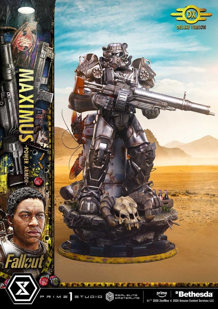 Maximus Power Armor Fallout Real Elite Masterline Deluxe Version 1/4 Figurka 67 cm - Image 3