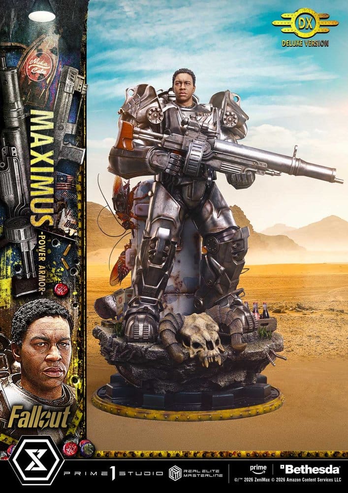 Maximus Power Armor Fallout Real Elite Masterline Deluxe Version 1/4 Figurka 67 cm - Image 4