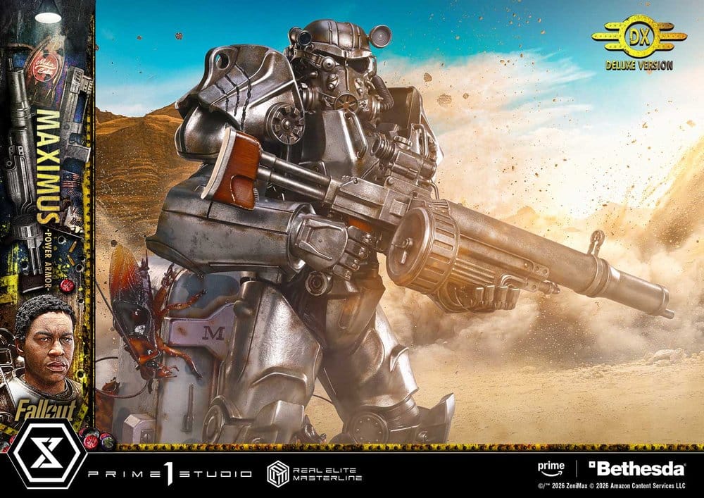 Maximus Power Armor Fallout Real Elite Masterline Deluxe Version 1/4 Figurka 67 cm - Image 6