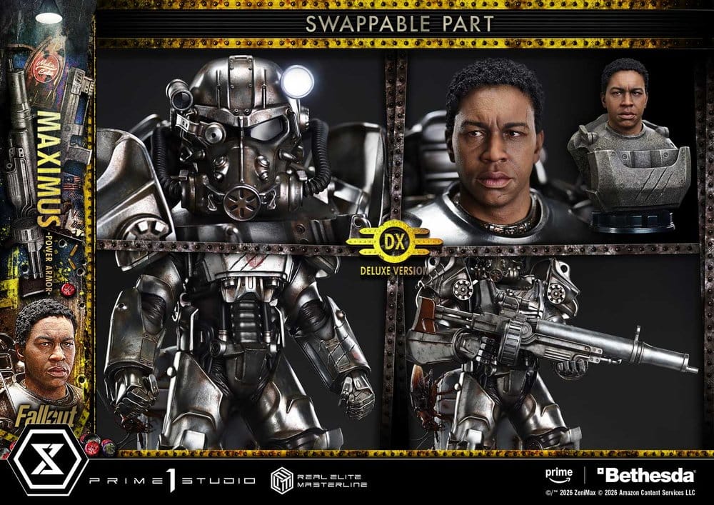 Maximus Power Armor Fallout Real Elite Masterline DX Bonus Version 1/4 Figurka 67 cm - Image 15