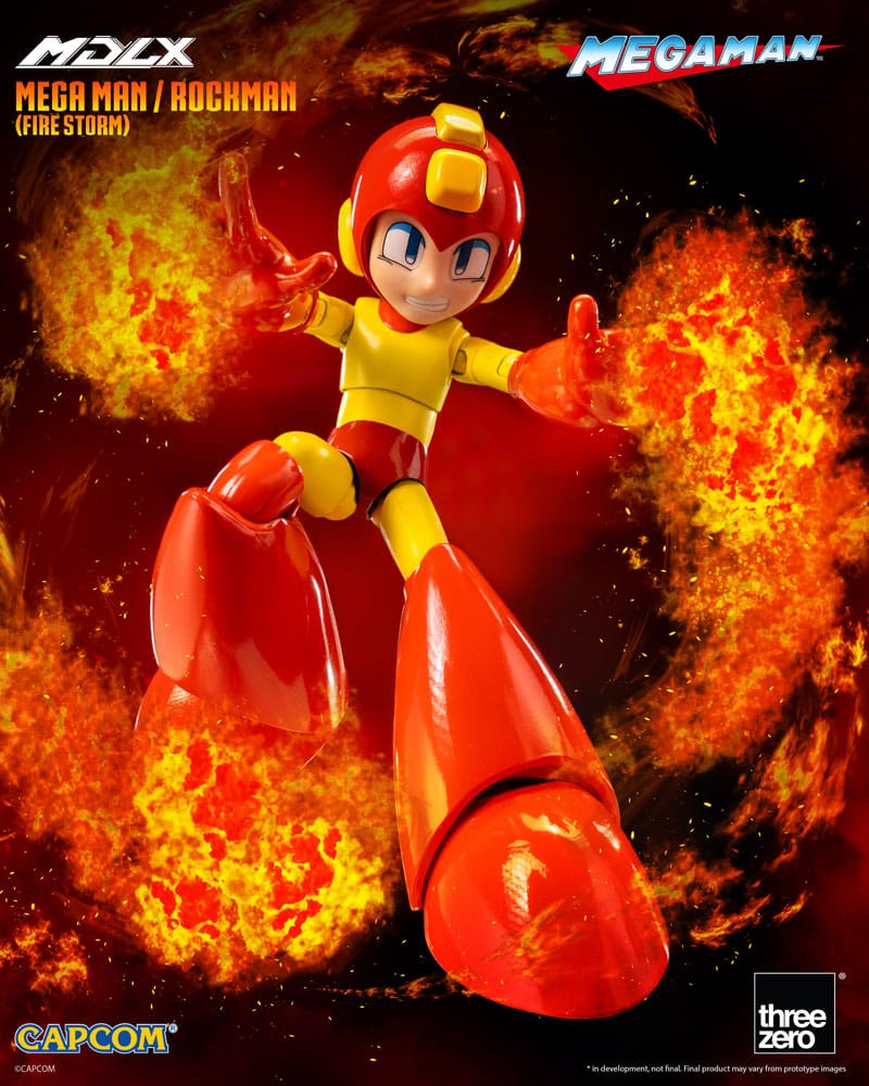 Mega Man / Rockman Fire Storm MDLX Figurka  10 cm - Image 10