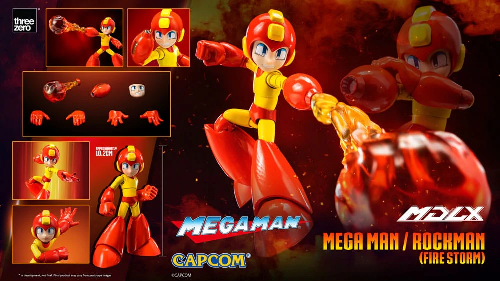 Mega Man / Rockman Fire Storm MDLX Figurka  10 cm - Image 12