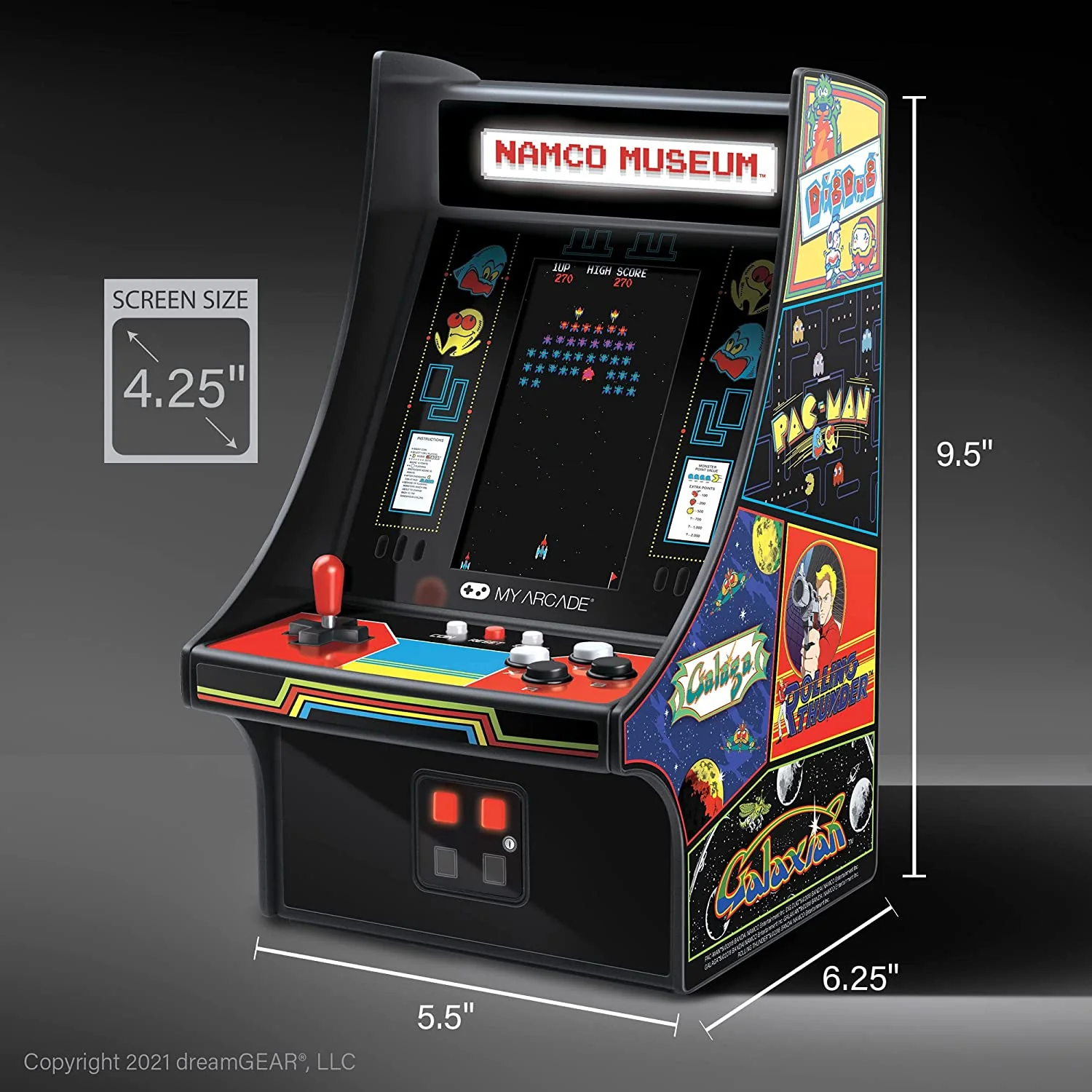 Mini automat do gier hity Bandai Namco Museum (20 gier w 1) - Image 6