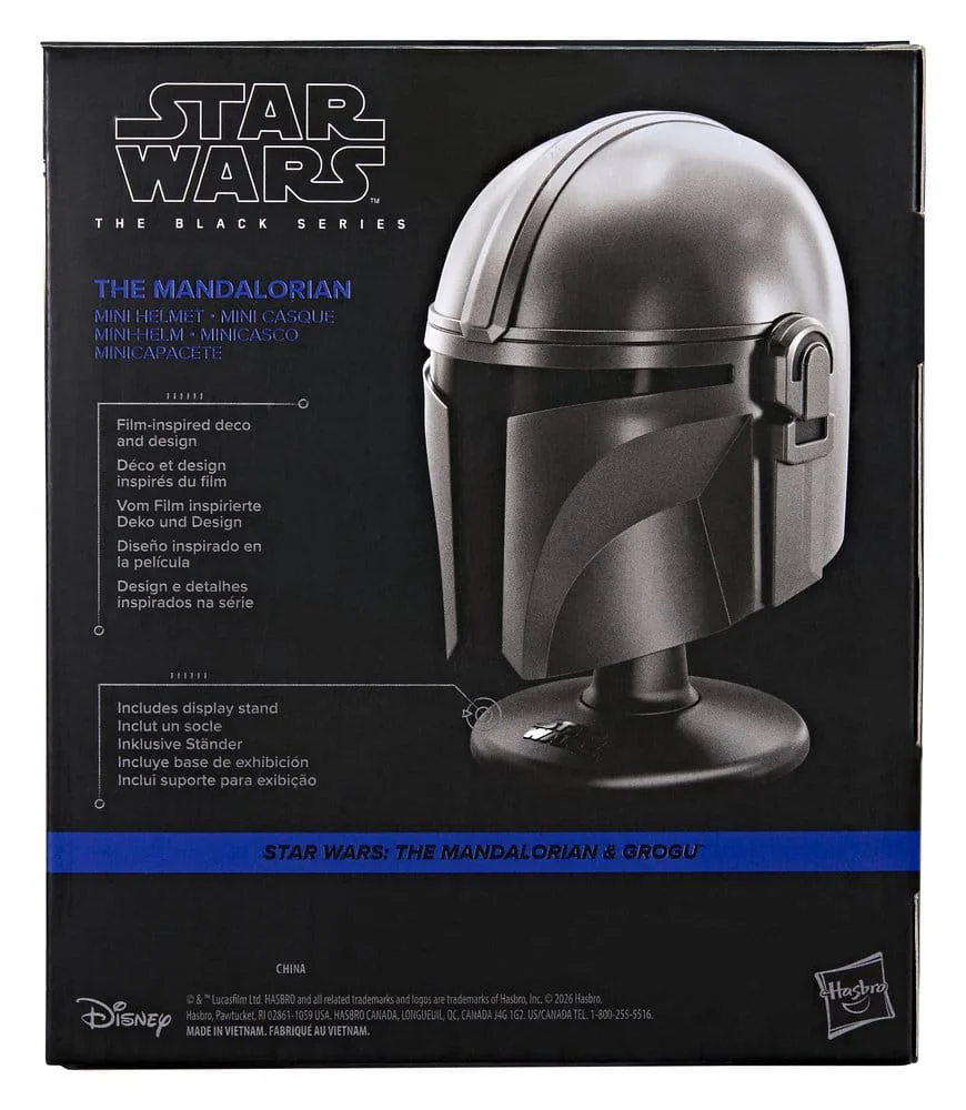 Mini Helmet The Mandalorian Star Wars: The Mandalorian & Grogu Black Series Replica 15 cm - Image 3