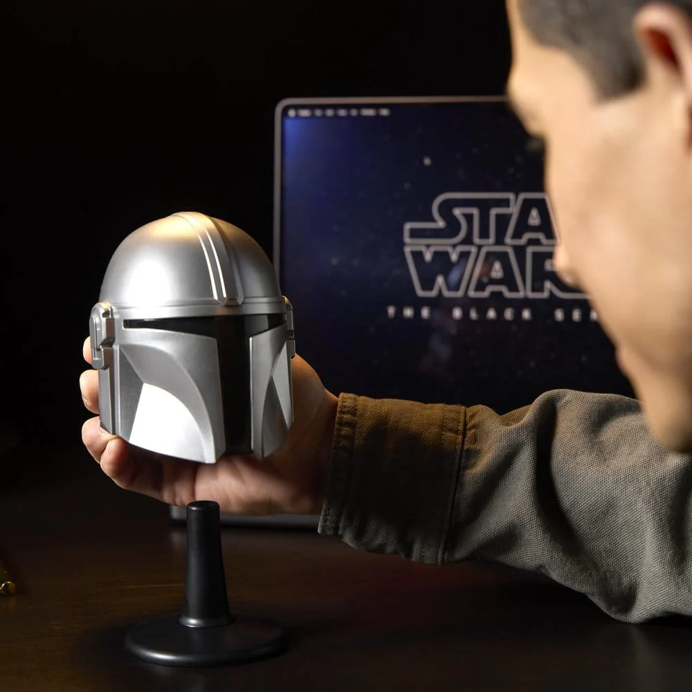 Mini Helmet The Mandalorian Star Wars: The Mandalorian & Grogu Black Series Replica 15 cm - Image 8