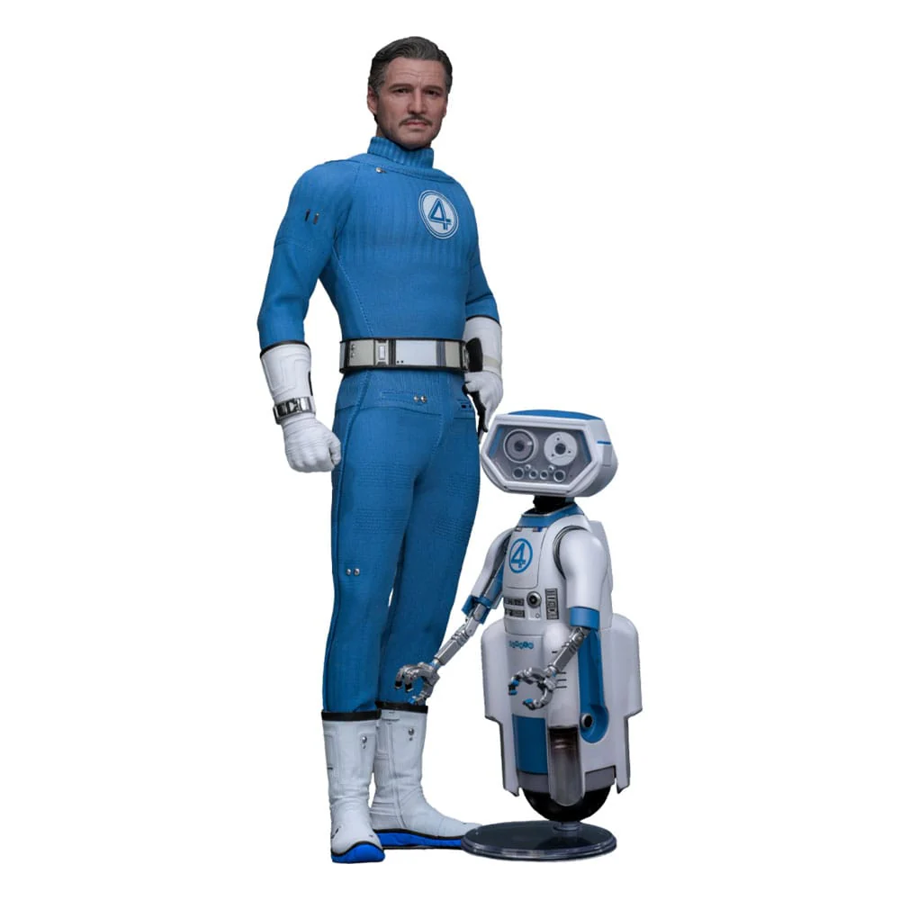 Mister Fantastic & H.E.R.B.I.E. Marvel The Fantastic Four: First Steps Movie Masterpiece 2-pack 1/6 Figurka 30 cm