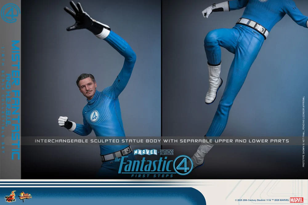 Mister Fantastic & H.E.R.B.I.E. Marvel The Fantastic Four: First Steps Movie Masterpiece 2-pack 1/6 Figurka 30 cm - Image 16