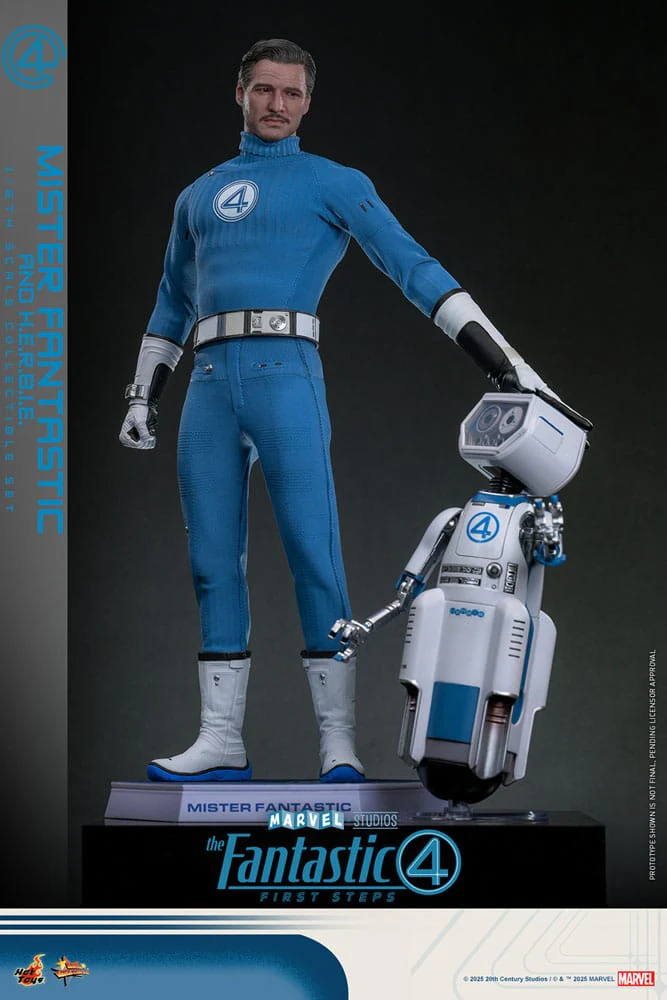 Mister Fantastic & H.E.R.B.I.E. Marvel The Fantastic Four: First Steps Movie Masterpiece 2-pack 1/6 Figurka 30 cm - Image 4