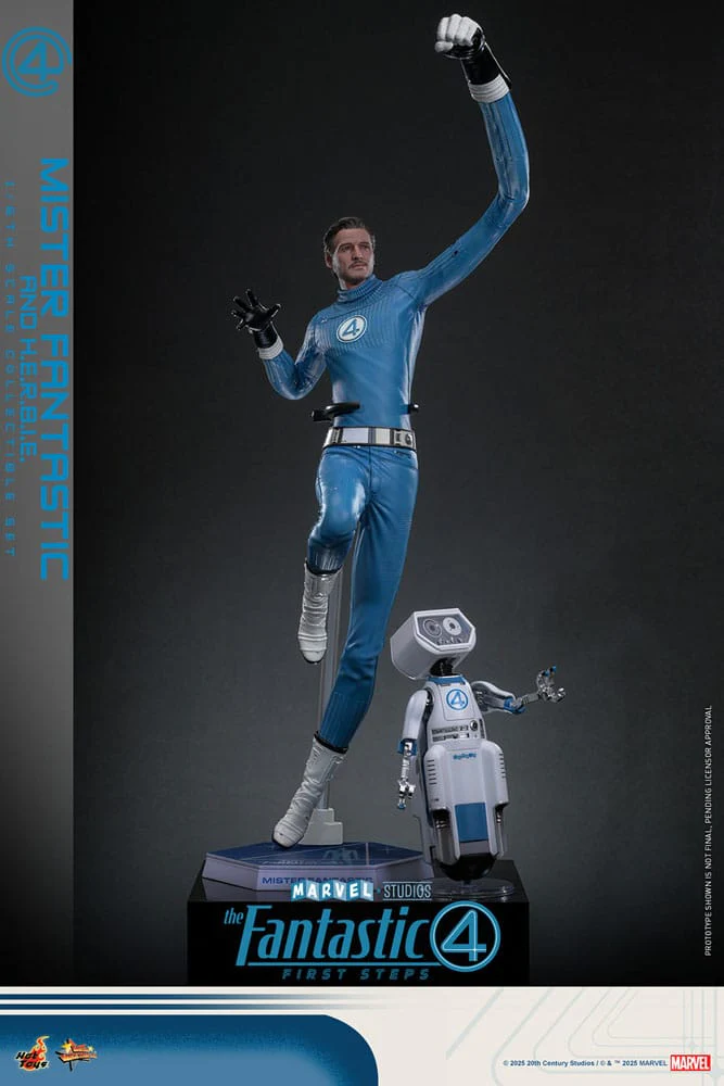 Mister Fantastic & H.E.R.B.I.E. Marvel The Fantastic Four: First Steps Movie Masterpiece 2-pack 1/6 Figurka 30 cm - Image 5
