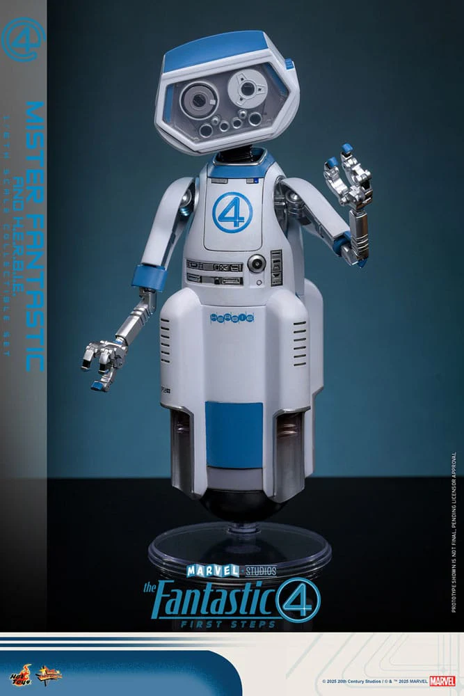 Mister Fantastic & H.E.R.B.I.E. Marvel The Fantastic Four: First Steps Movie Masterpiece 2-pack 1/6 Figurka 30 cm - Image 6