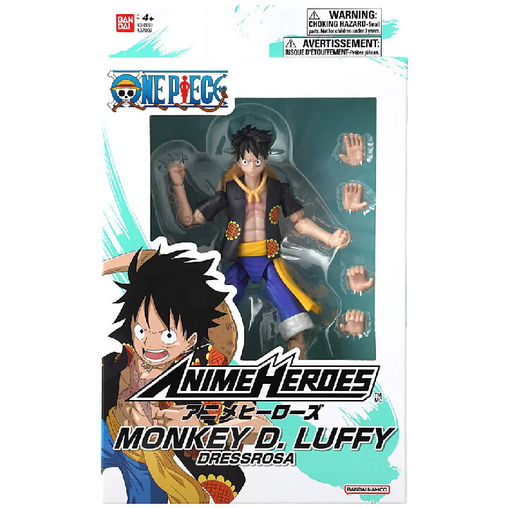 Monkey D. Luffy Dessrosa One Piece Anime Heroes Figurka 17 cm - Image 7