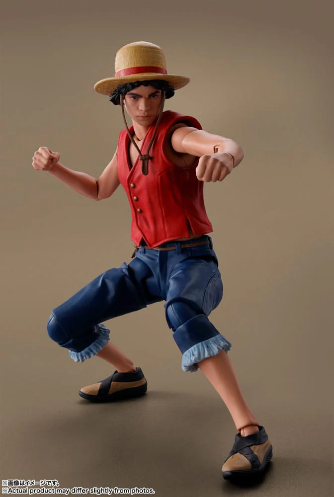 Monkey D. Luffy One Piece Netflix S.H. Figuarts Figurka 14 cm - Image 3