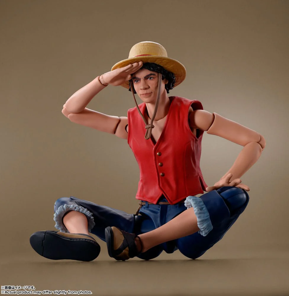 Monkey D. Luffy One Piece Netflix S.H. Figuarts Figurka 14 cm - Image 4