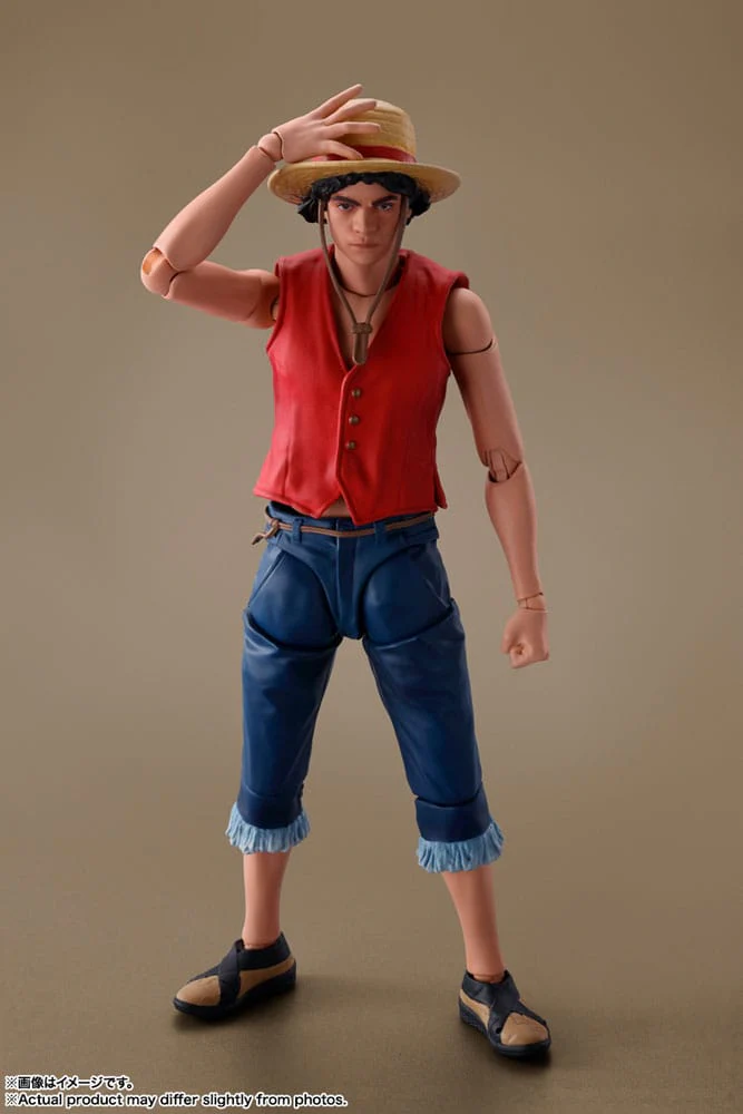 Monkey D. Luffy One Piece Netflix S.H. Figuarts Figurka 14 cm - Image 5