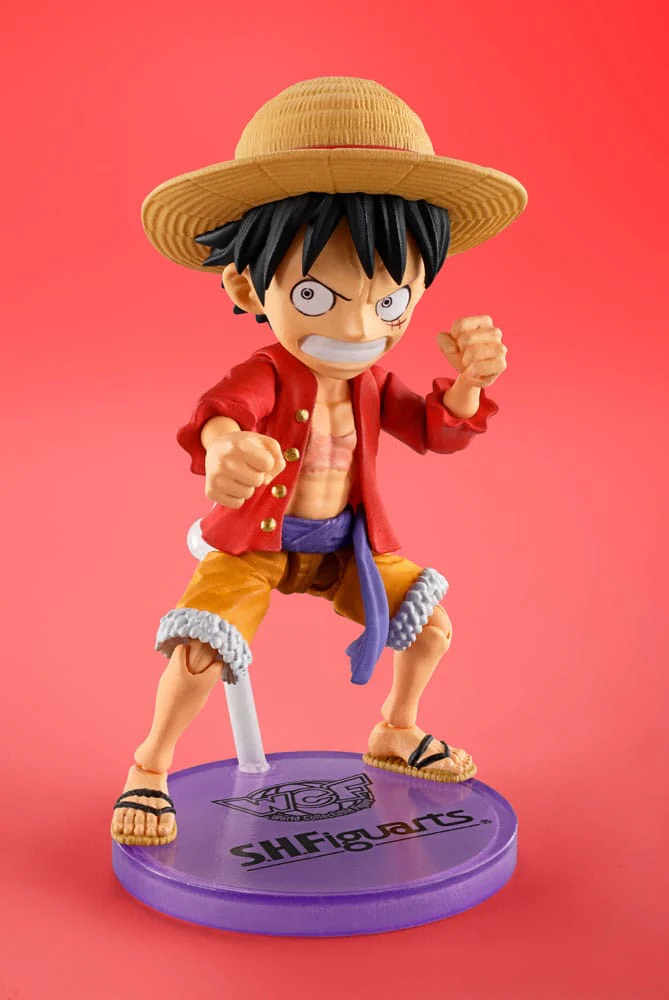 Monkey D. Luffy One PIece World Collactable Figures x S.H. Figuarts Figurka 8 cm - Image 3