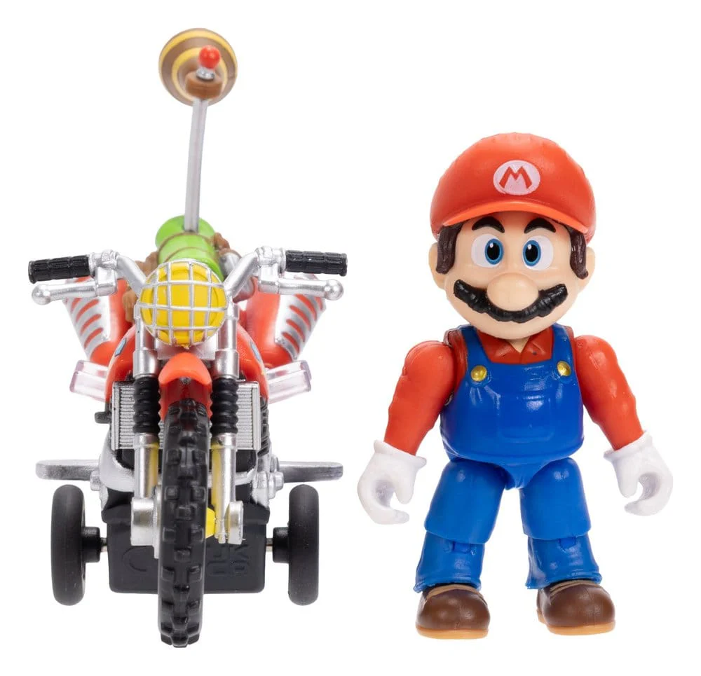 Motorcycle Mario The Super Mario Galaxy Movie Pull Back Figurka 6 cm - Image 3