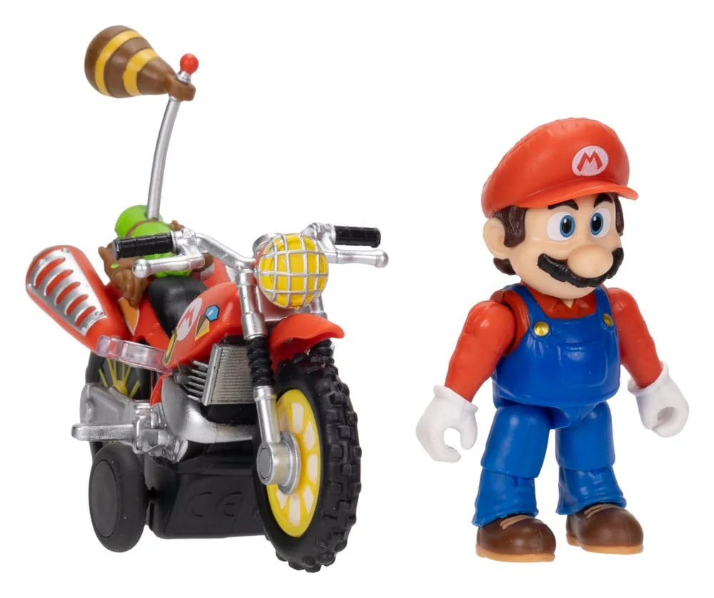 Motorcycle Mario The Super Mario Galaxy Movie Pull Back Figurka 6 cm - Image 8