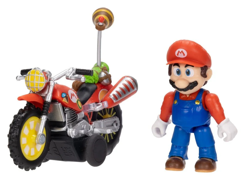 Motorcycle Mario The Super Mario Galaxy Movie Pull Back Figurka 6 cm - Image 9