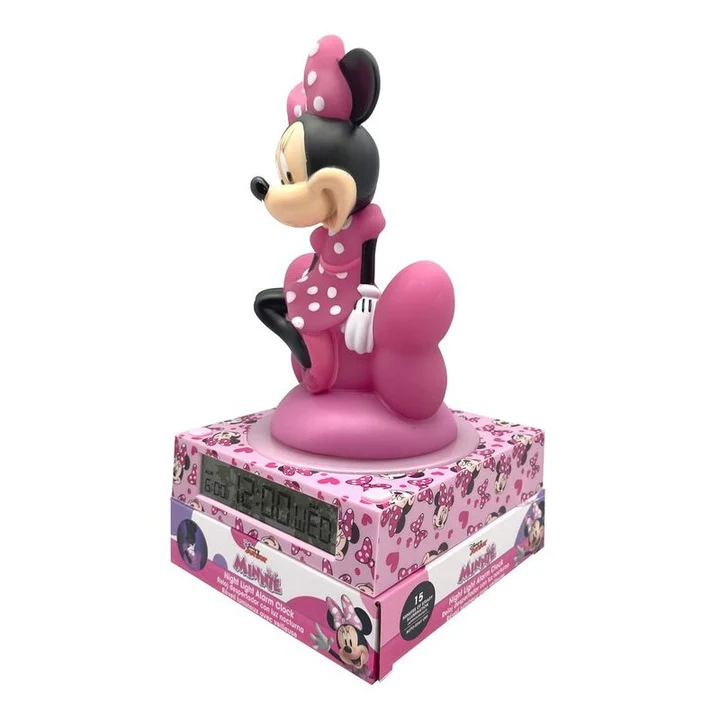 Myszka Minnie Lampka 3D z Budzikiem Disney - Image 3