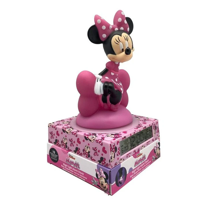 Myszka Minnie Lampka 3D z Budzikiem Disney - Image 4